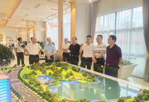 马占文一行调研徽盐地产集团六安项目