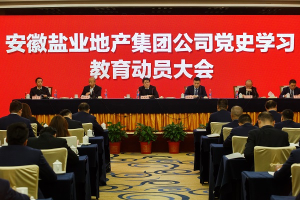 安徽盐业地产集团公司召开党史学习教育动员大会