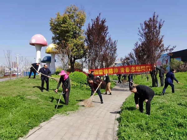 六安项目党支部组织开展“学雷锋”志愿服务活动