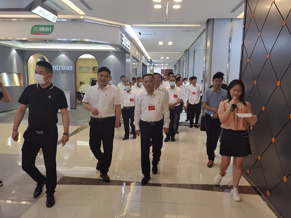 定远县委书记邹军调研徽盐地产定远项目红星美凯龙商场