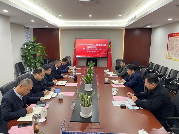 安徽盐业地产集团纪委举行灵璧珺悦府项目（二期）总包工程廉政约谈会