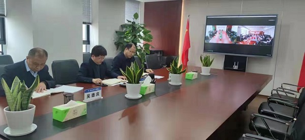 高广飞督导徽盐地产集团定远项目公司党支部组织生活会