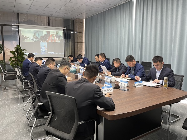 杨蔚峰督导徽盐地产集团泗县项目党支部2021年度组织生活会