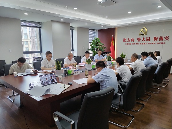 地产集团党委召开“三个全面”专项行动推进会